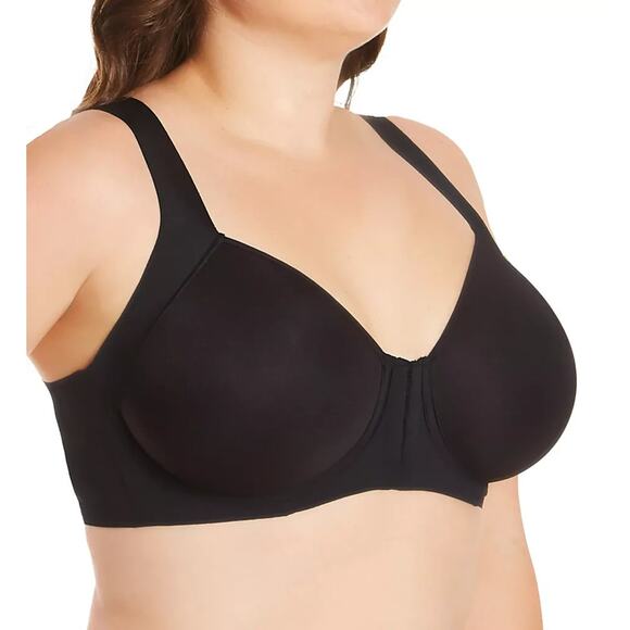 Bali EverSmooth Posture Boost Spacer Underwire Bra Black Size 44DD 1021 - Picture 1 of 3